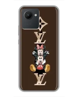 Чехол для Realme C30 с картинкой «LV и Микки Маус» Чехол для Realme C30 с картинкой «LV и Микки Маус»