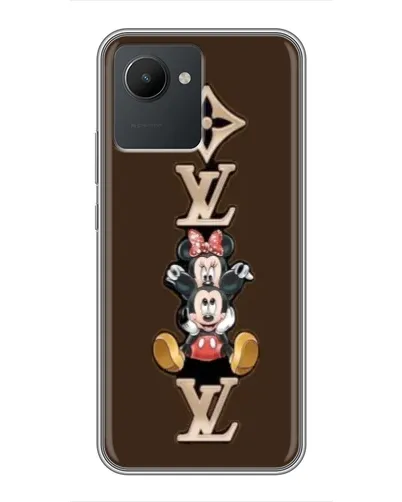 Чехол для Realme C30 с картинкой «LV и Микки Маус»