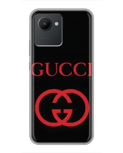 Чехол для Realme C30 с картинкой «Gucci — красный логотип» Чехол для Realme C30 с картинкой «Gucci — красный логотип»