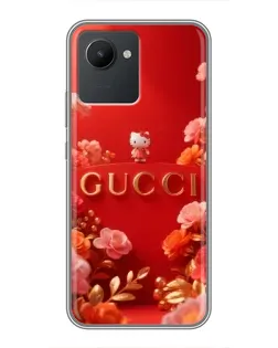 Чохол для Realme C30 з картинкою «Gucci — золотий сад»