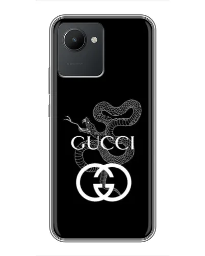 Чехол для Realme C30 с картинкой «Gucci — серебряная змея» Чехол для Realme C30 с картинкой «Gucci — серебряная змея»