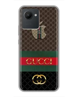 Чохол для Realme C30 з картинкою «Gucci — брендований десерт»