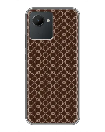 Чехол для Realme C30 с картинкой «Gucci — шоколадная сетка» Чехол для Realme C30 с картинкой «Gucci — шоколадная сетка»