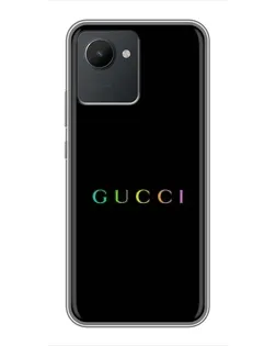 Чохол для Realme C30 з картинкою «Gucci — неоновий мінімалізм»