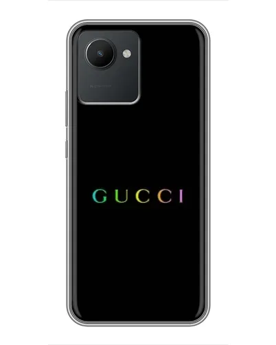 Чехол для Realme C30 с картинкой «Gucci — неоновый минимализм» Чехол для Realme C30 с картинкой «Gucci — неоновый минимализм»