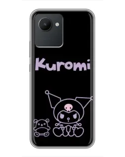 Чохол для Realme C30 з картинкою «Kuromi — чорний мінімалізм» Чохол для Realme C30 з картинкою «Kuromi — чорний мінімалізм»