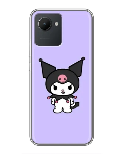 Чохол для Realme C30 з картинкою «Kuromi — ніжний фіолетовий»