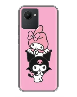 Чохол для Realme C30 з картинкою «My Melody та Kuromi»