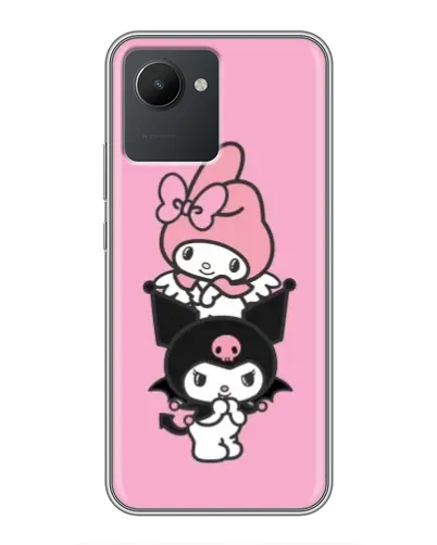 Чохол для Realme C30 з картинкою «My Melody та Kuromi»