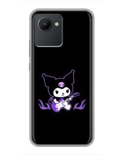 Чохол для Realme C30 з картинкою «Електрична Kuromi»