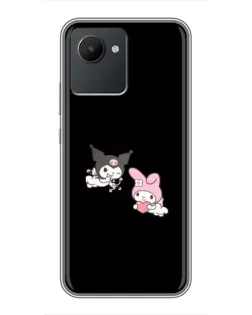 Чохол для Realme C30 з картинкою «My Melody та Kuromi»