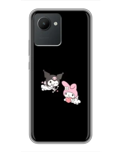 Чохол для Realme C30 з картинкою «My Melody та Kuromi»