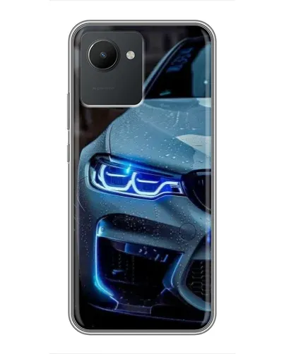 Чохол для Realme C30 з картинкою «Погляд BMW з синіми фарами» Чохол для Realme C30 з картинкою «Погляд BMW з синіми фарами»