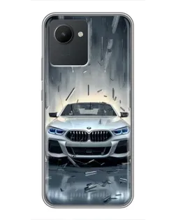 Чохол для Realme C30 з картинкою «BMW у світлі фар» Чохол для Realme C30 з картинкою «BMW у світлі фар»