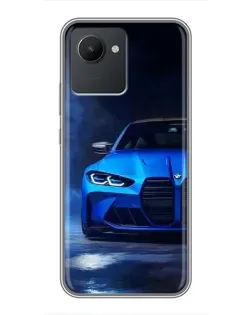 Чохол для Realme C30 з картинкою «Блакитна BMW M4» Чохол для Realme C30 з картинкою «Блакитна BMW M4»