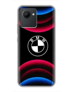 Чохол для Realme C30 з картинкою «Логотип BMW та неонові дуги» Чохол для Realme C30 з картинкою «Логотип BMW та неонові дуги»