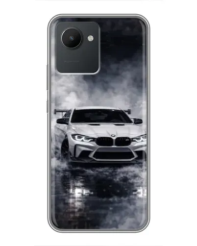 Чохол для Realme C30 з картинкою «BMW крізь туман» Чохол для Realme C30 з картинкою «BMW крізь туман»