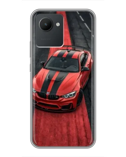 Чохол для Realme C30 з картинкою «BMW на червоній доріжці» Чохол для Realme C30 з картинкою «BMW на червоній доріжці»