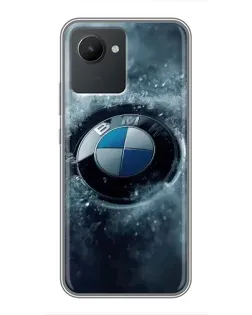 Чохол для Realme C30 з картинкою «Логотип BMW — лід» Чохол для Realme C30 з картинкою «Логотип BMW — лід»