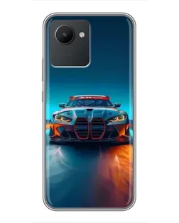 Чохол для Realme C30 з картинкою «BMW — вогні неону» Чохол для Realme C30 з картинкою «BMW — вогні неону»