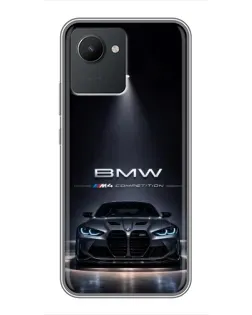 Чохол для Realme C30 з картинкою «BMW крізь нічне місто» Чохол для Realme C30 з картинкою «BMW крізь нічне місто»