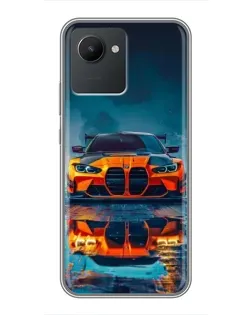 Чохол для Realme C30 з картинкою «BMW — золота емблема» Чохол для Realme C30 з картинкою «BMW — золота емблема»
