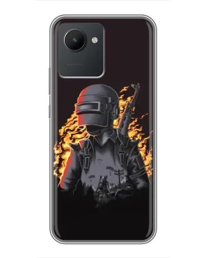 Чохол для Realme C30 з картинкою «PUBG — вогняний силует» Чохол для Realme C30 з картинкою «PUBG — вогняний силует»