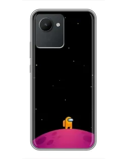 Чохол для Realme C30 з картинкою «Самотній герой на планеті» Чохол для Realme C30 з картинкою «Самотній герой на планеті»
