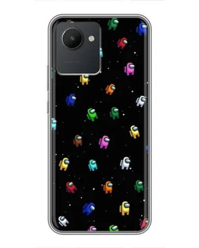 Чехол для Realme C30 с картинкой «Экипаж Among Us»