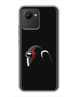 Чохол для Realme C30 з картинкою «Among Us шолом» Чохол для Realme C30 з картинкою «Among Us шолом»