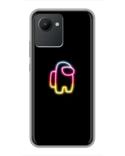 Чехол для Realme C30 с картинкой «Among Us градиент» Чехол для Realme C30 с картинкой «Among Us градиент»