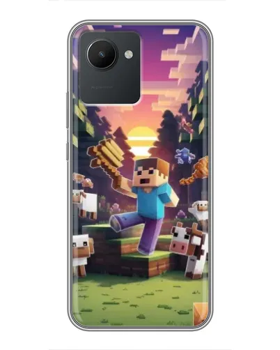 Чохол для Realme C30 з картинкою «Стів на фермі» Чохол для Realme C30 з картинкою «Стів на фермі»