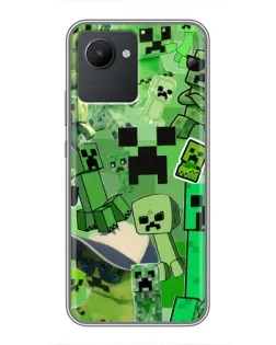Чохол для Realme C30 з картинкою «Кріпери Minecraft» Чохол для Realme C30 з картинкою «Кріпери Minecraft»