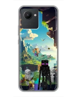 Чохол для Realme C30 з картинкою «Ендермен у лісі» Чохол для Realme C30 з картинкою «Ендермен у лісі»