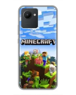 Чохол для Realme C30 з картинкою «Minecraft класичний світ» Чохол для Realme C30 з картинкою «Minecraft класичний світ»