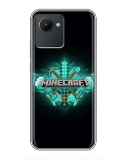 Чохол для Realme C30 з картинкою «Minecraft Diamond лого» Чохол для Realme C30 з картинкою «Minecraft Diamond лого»