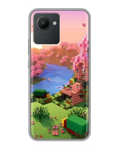 Чохол для Realme C30 з картинкою «Рожеве дерево Minecraft» Чохол для Realme C30 з картинкою «Рожеве дерево Minecraft»