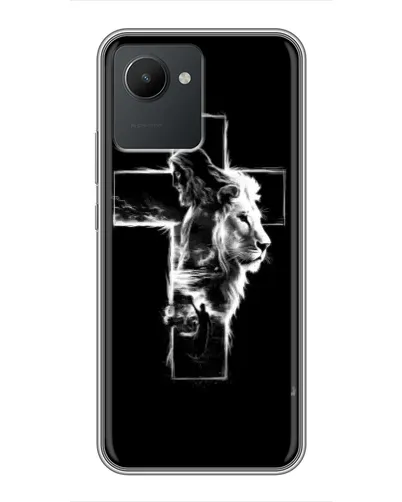 Чехол для Realme C30 с картинкой «Сияющий крест Jesus» Чехол для Realme C30 с картинкой «Сияющий крест Jesus»