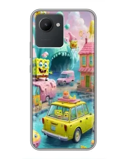 Чехол для Realme C30 с картинкой «Монстр-трак приключения» Чехол для Realme C30 с картинкой «Монстр-трак приключения»