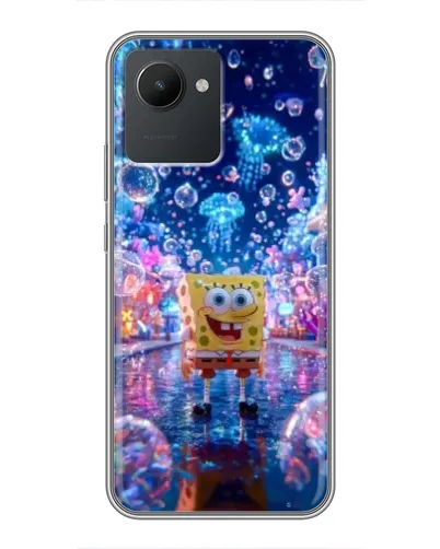 Чехол для Realme C30 с картинкой «Неоновый океан» Чехол для Realme C30 с картинкой «Неоновый океан»