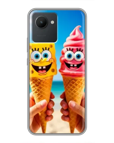 Чехол для Realme C30 с картинкой «Спанч Боб мороженое» Чехол для Realme C30 с картинкой «Спанч Боб мороженое»