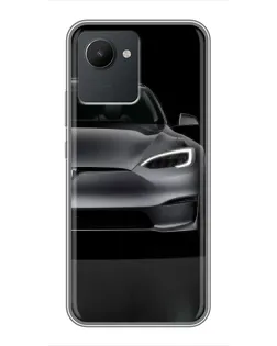 Чохол для Realme C30 з картинкою «Tesla Model S Look»