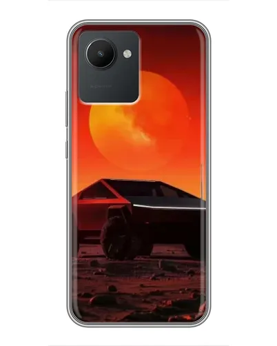 Чохол для Realme C30 з картинкою «Cybertruck на Марсі»