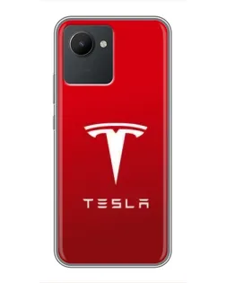 Чохол для Realme C30 з картинкою «Tesla Red Classic»
