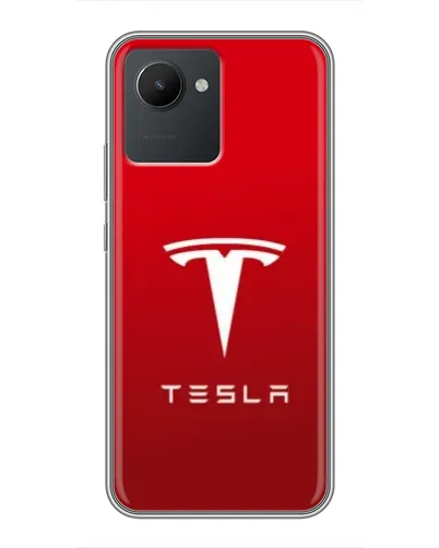 Чохол для Realme C30 з картинкою «Tesla Red Classic»