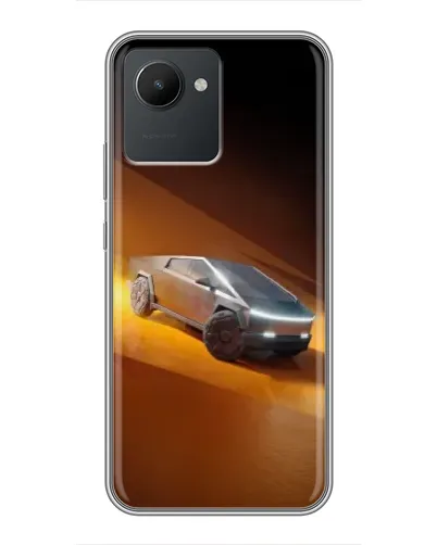 Чохол для Realme C30 з картинкою «Cybertruck у пустелі»