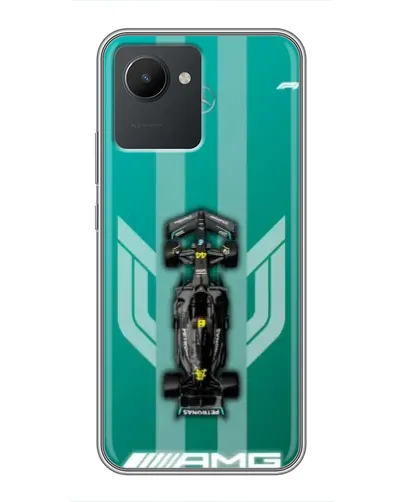 Чехол для Realme C30 с картинкой «Mercedes AMG Petronas»