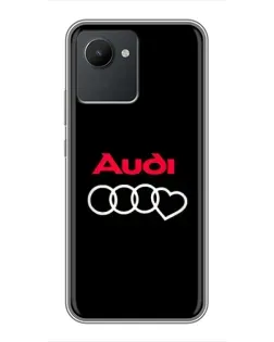 Чохол для Realme C30 з картинкою «Логотип Audi Heart»