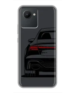 Чохол для Realme C30 з картинкою «Задня частина Audi — арт»