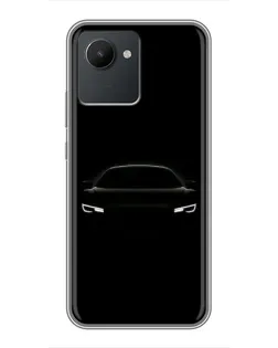 Чохол для Realme C30 з картинкою «Погляд Audi у темряві»